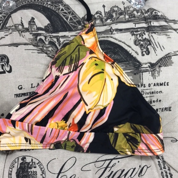 Robin Piccone Mila Triangle Floral Print Bikini Top - Picture 4 of 6